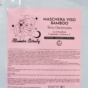 Maschera viso in bamboo botox elasticizzante